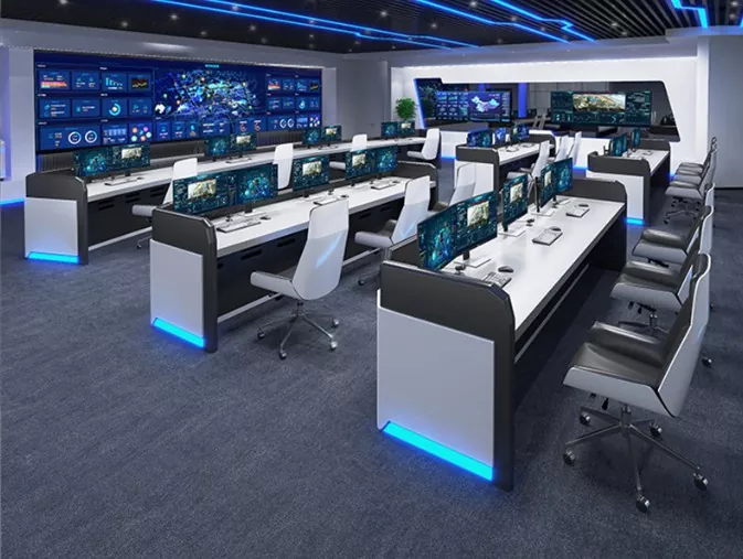 Kontrollroms overvåkingskonsoll